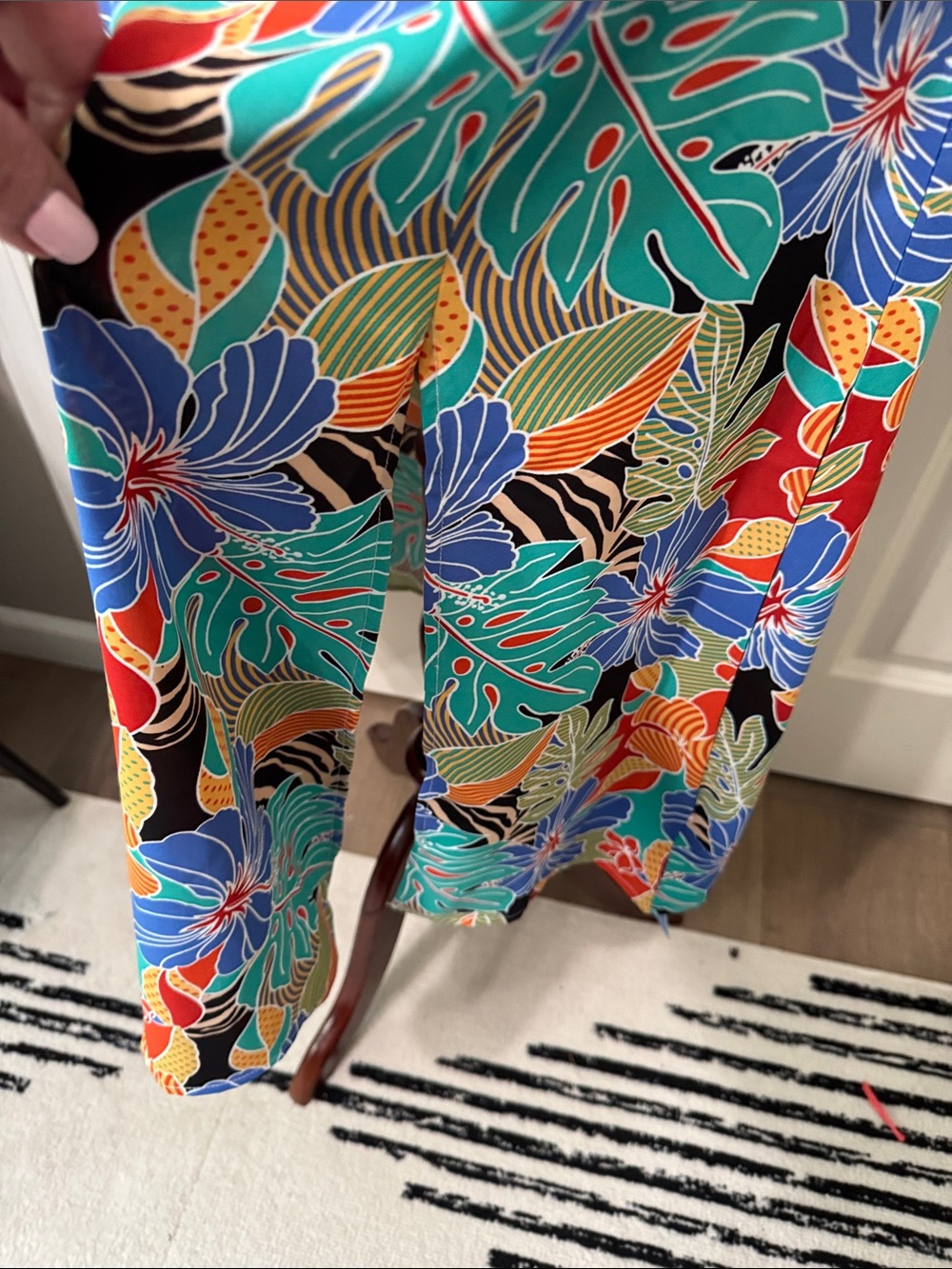 Cupshe Multicolor Tropical Midi Dress, Off or on shoulder - Picture 5 of 8